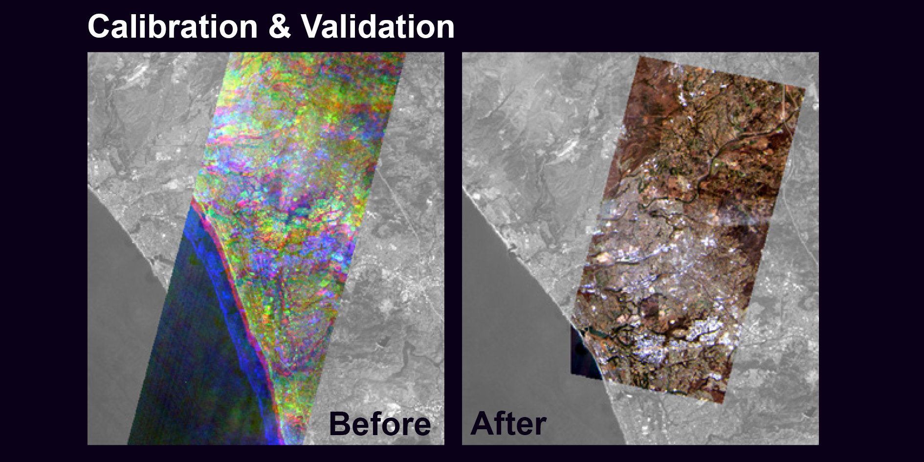 Sensor modelling services, considering your specific sensor characteristics to give you the best possible satellite image