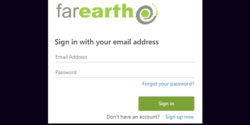 Easy sign up to FarEarth for SmallSats free demo, an image processing solution for small satellite Earth observation missions